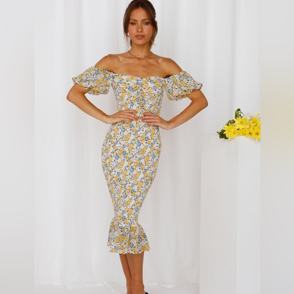 ALIVE TODAY MIDI DRESS